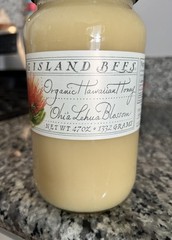 Big Island Bees Organic Hawaiian Honey Raw Premium Large 47oz Glass Jar New
