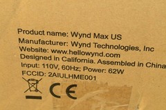Wynd Max Home Air Purifier HEPA Filter Smart Purification 1200 sq ft WHITE, NEW