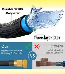 5 Time Stronger Deluxe Expandable Flexible Garden Hose Water Hose 25 50 75 100FT