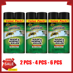 6 Pack Spectracide Wasp and Hornet Killer, 18.5 oz