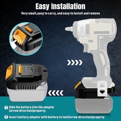 DM18M Adapter,USB and Type C Fast Charging Adapter for Dewalt 20V & for Milwauke
