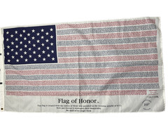 Flag of Honor 10th Anniversary 9/11 Memorial American Flag Tribute Banner USA