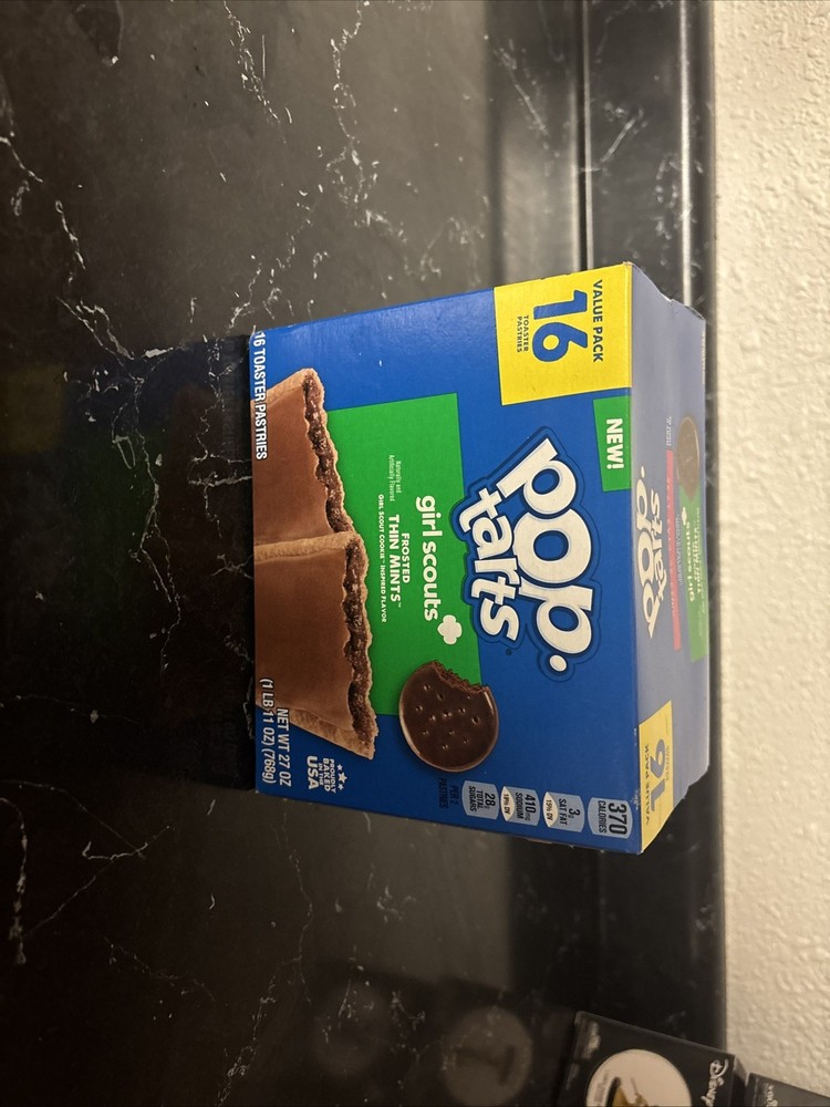 *NEW* Kellogg’s Pop Tarts Girl Scouts Frosted Thin Mints Chocolate Style (16ct)