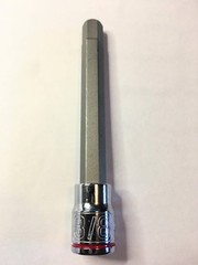 QUINN 3/8″ x 3/8″ Dr Hex Bit Socket – 4.2 in long – Free USA Shipping