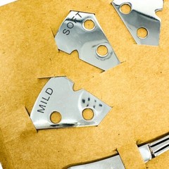 5 Pcs Cheese Markers and Spreader Set, Silver, Stainless Steel, Hand Wash Only