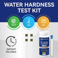 Water Hardness Test Kit – Quick and Accurate Water Hardness Test Strips – Hard