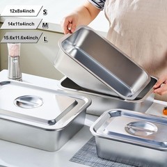 Lasagna Baking Pan with Lid 11×14 Inch Extra Deep 7.4QT Stainless Steel Oven …