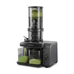Cold Press Juicer with 5.3″ Feed Chute, 28oz Capacity, 43 RPM