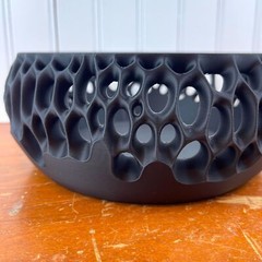 “Virus” Catch-All Bowl, Modern Decorative Bowl, Unique Hole Design