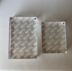 Supreme – Acrylic Photo Frame Set of 2 – SS19 – Used both Great Condition