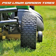 Set 4 15×6.00-6 20×8.00-8 Turf Lawn Mower Tires 15x6x6 Front 20x8x8 Rear 4 Ply