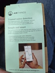 Airthings Corentium Home 2 Digital Radon Detector FREE S&H! New Open Box Gas Det