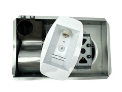 NuTone 110 CFM Ceiling Exhaust Bath Fan LED Light & Heater 765H110L (OB)