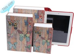9.5″ x 6.3″ x 2.3″ & 1.4 pounds Book Safe with Key Lock, hidden safe,Metal Bu…