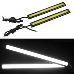 2pcs 17CM Universal COB LED Strip Car Daytime Running Fog Lamp DRL Driving Strip