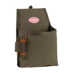 6.5 In. 1-Pocket Fastener Tool Belt Pouch with Flap Fit