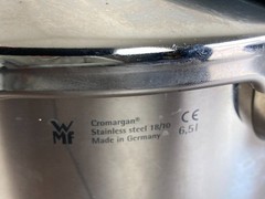 Pressure Cooker Transtherm WMF Perfect Plus 6.5 Liter Made In Germany Pre-owned