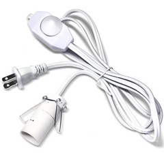 Betus Salt Lamp Cord with Dimmer Control – Power Cord with Dim Switch & Clip