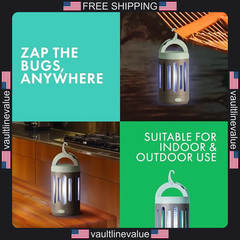 stem flying insect zapper indoor outdoor electric fly mosquito trap