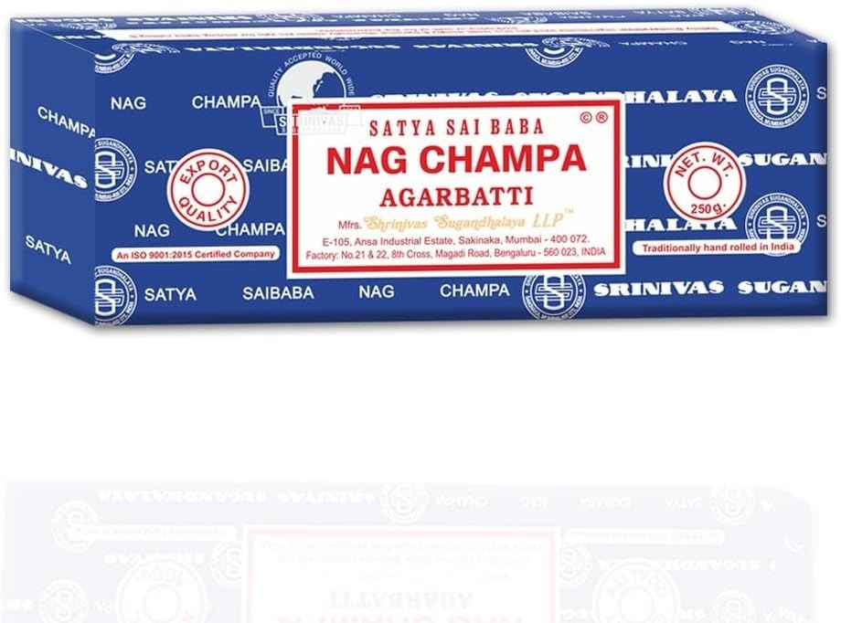 Satya Sai Baba Nag Champa Incense Sticks 250g (Worlds Largest Exported Incense)