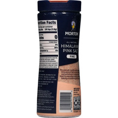 Morton All-Natural Fine Himalayan Pink Salt, 17.6 oz