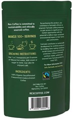 Rex Coffee Organic Fairtrade Natural Decaf Freeze-Dried Instant Arabica 7.05 oz