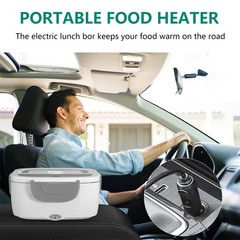 1.5L Electric Heating Lunch Box Portable for Car Office Food Warmer Container US