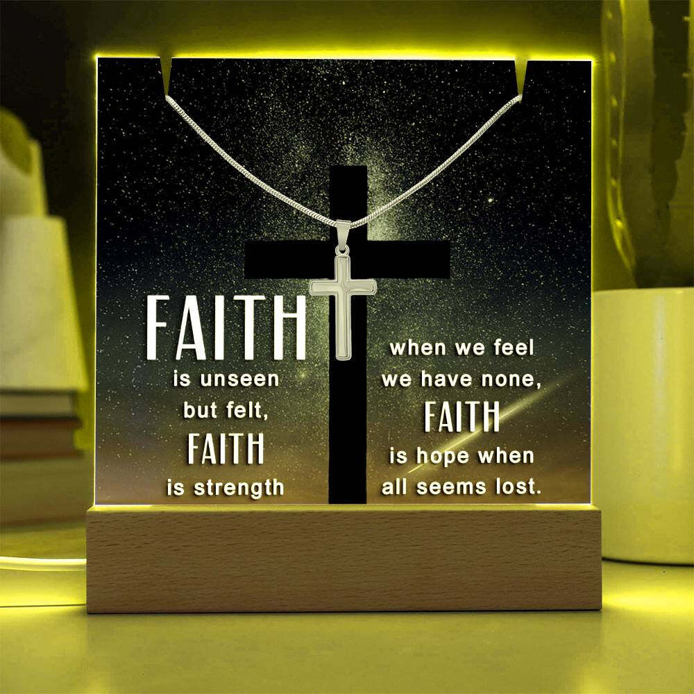 Religious Plaque & Cross Gift Set, Christian Gifts, confirmation gift