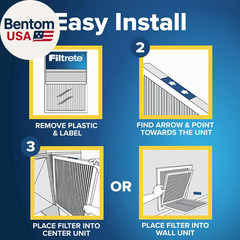 20X25X5 AC Furnace Air Filter, MPR 700, MERV 8, Fits Trion Air Bear & Carrier, D