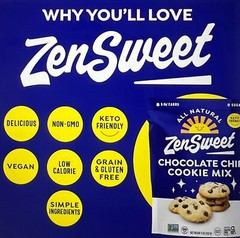 Sugar Free KETO BROWNIE & CHOCOLATE CHIP COOKIE MIX Huge 27oz bag +19.4 oz 2026
