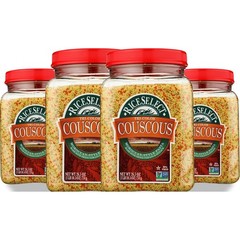 Tri-Color Moroccan Style Couscous By Rice Select 26.5 Oz Pasta 4 Pack