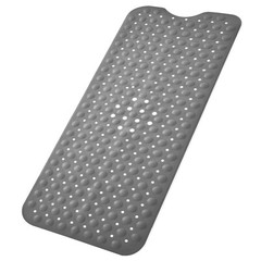 Non-Slip Bath Tub Mat (40 X 16)Inch Extra Long Antibacterial Bathroom Shower Mat