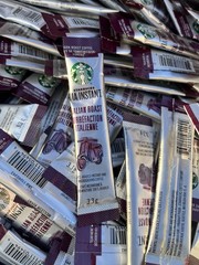 50 Packets Starbucks VIA Instant Coffee Italian Dark Roast Arabica LOT Travel