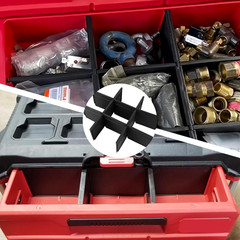 Upgrade Black 48-22-8472 Packout Divider/Organizer for Milwauke Packout 2 Drawer