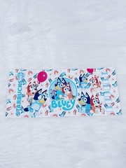 Bluey UV DTF Cup Wraps for 16 oz Glass Cups, 8 Sheets Transfers Variety