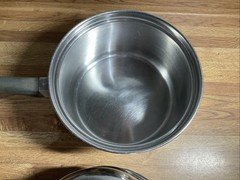 Saladmaster 2qt 3 Pc Double Boiler Tri-Clad 18-8 Stainless Steel Saucepan W/ Lid