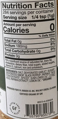 Kinder’s Organic Santa Maria w/ Cracked Pepper & Herbs Seasoning,10oz EXP 1/2028
