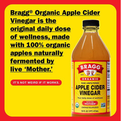 Bragg Organic Apple Cider Vinegar with the Mother, Raw and Unfiltered, 32 fl oz