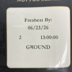 Peet’s Coffee Holiday Blend Ground Coffee Dark Roast 4.5lbs (12oz/6 Bag) BB06/26