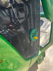 Fits John Deere 1025r 2025r 1023e hood latch button release GREEN BLACK YELLOW