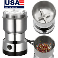 Electric Coffee Bean Grinder Nut Seed Herb Grind Spice Crusher Mill Blender NEW