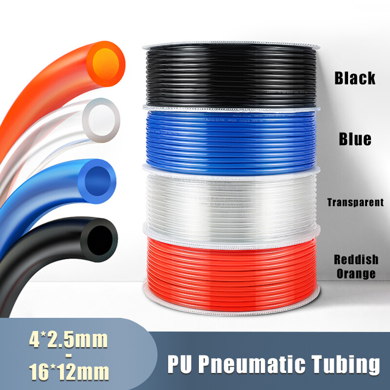 PU Pneumatic Tubing Polyurethane Flexible Hose Pipe Tube For Fuel Oil Water Air