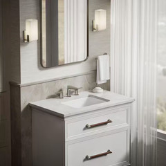 Caxton 20.4 In. X 19.75 In. Undermount Bathroom Sink in White Vitreous China