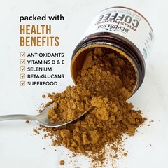 DECAF La Republica Mushroom Coffee (Instant w Full-Fruiting Bodies Lion’s Mane)