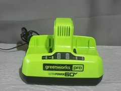 Greenworks Pro Dual Port Ultra Power 60V 60 Volt Super Charger CH60DP01