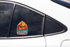 Marseille France Sticker Decal Vinyl Die-Cut City Skyline Landmark Design