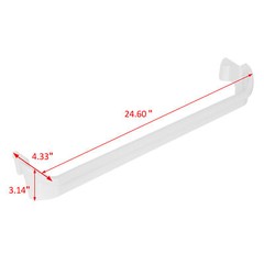 3Pcs Door Rack Shelf Retainer Bar For Frigidaire Kenmore 240534701