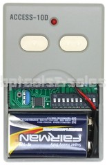 10 Digit Code 2 Buttons Remote Control Garage/Gate Transmitter Opener 300MHz