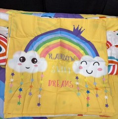 A Nice Night Bedding 6 Pcs Cartoon Rainbow Bedding Set