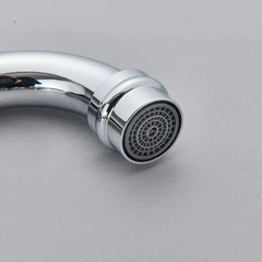 Bathroom Sink Faucet Polished Chrome 2 Handles 3 Holes Vanity Mixer Tap W/ Drain